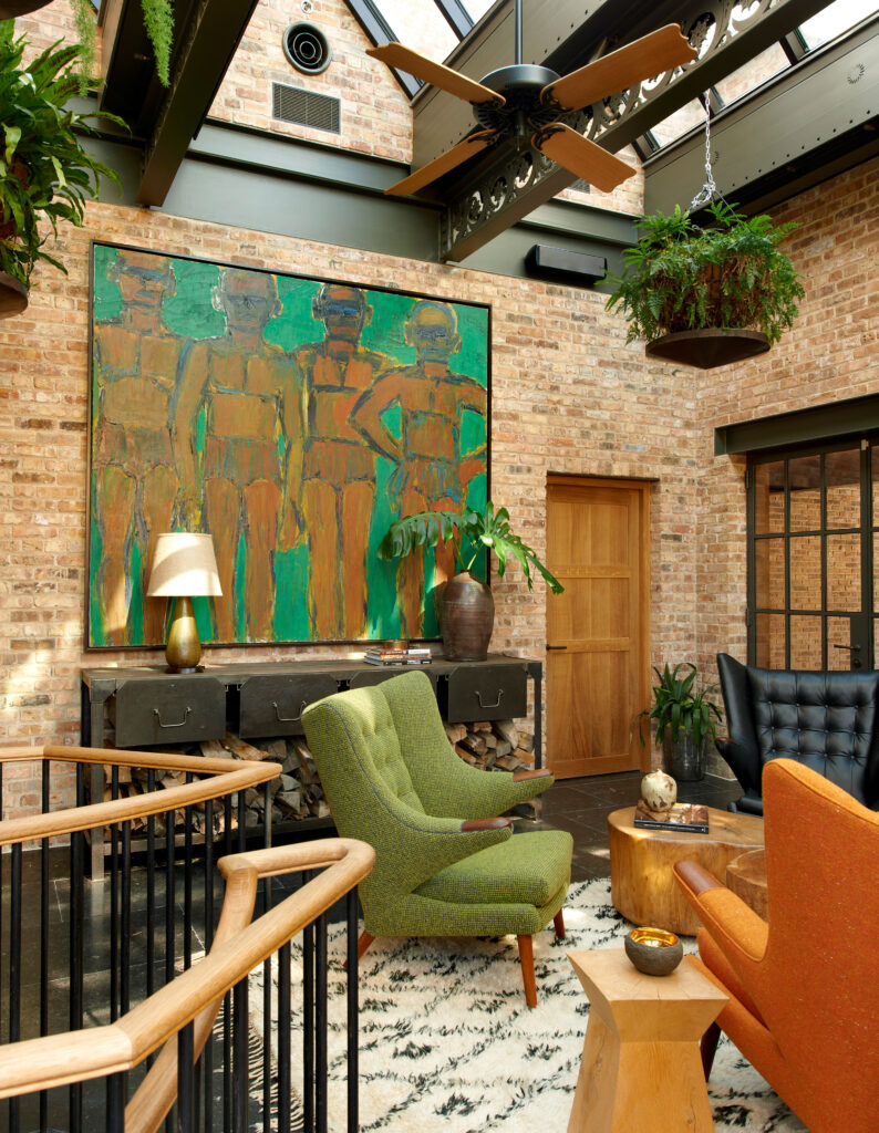 conservatory with tannoy speaker